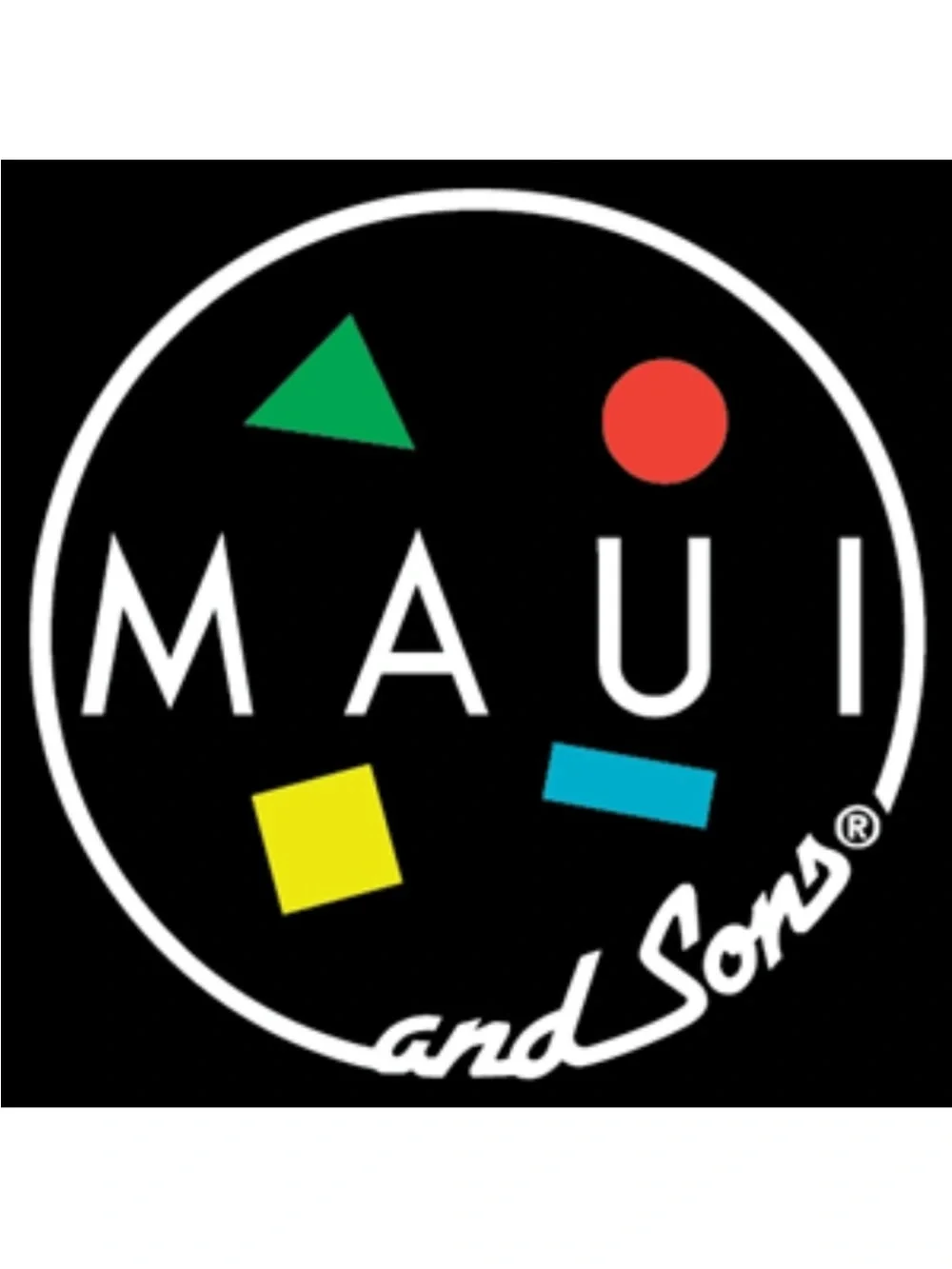 Maui and Sons Women’s Blue Swim Bottoms.  Size L